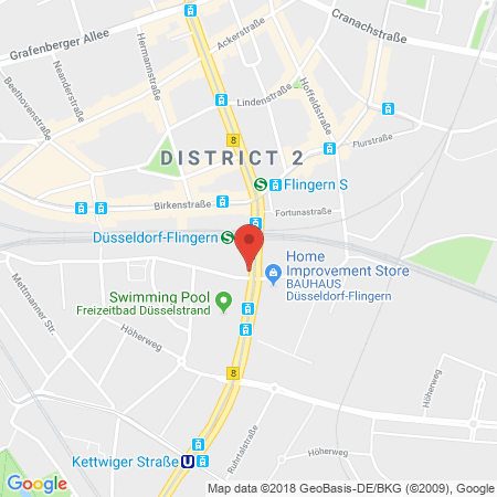 Standort der Tankstelle: STAR Tankstelle in 40235, Düsseldorf
