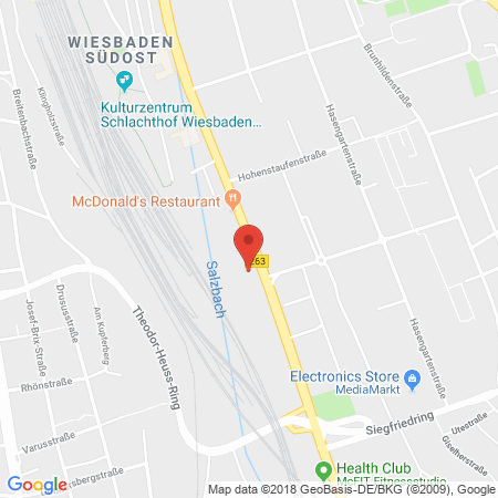 Standort der Tankstelle: ARAL Tankstelle in 65189, Wiesbaden