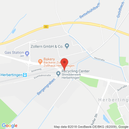 Standort der Tankstelle: JET Tankstelle in 88518, HERBERTINGEN