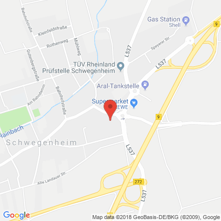 Standort der Tankstelle: Shell Tankstelle in 67365, Schwegenheim