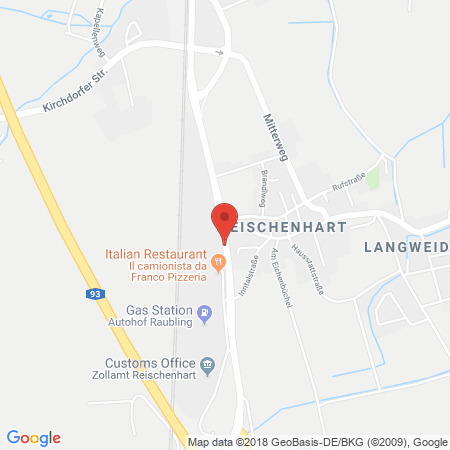 Position der Autogas-Tankstelle: Total Autohof Raubling in 83064, Raubling