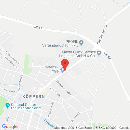 Standort der Tankstelle: Agip Tankstelle in 61381, Friedrichsdorf-Koepp