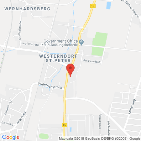 Position der Autogas-Tankstelle: Shell Tankstelle in 83024, Rosenheim