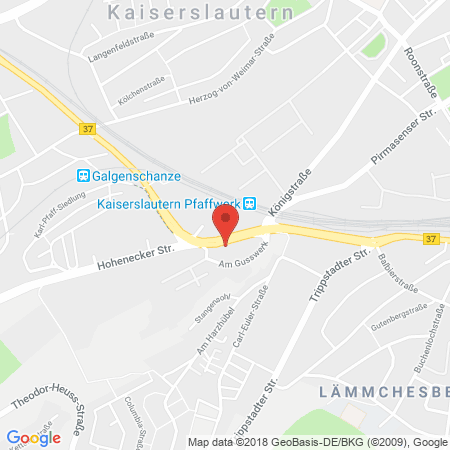 Standort der Tankstelle: Agip Tankstelle in 67663, Kaiserslautern