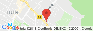 Benzinpreis Tankstelle Shell Halle (Westf.) Bielefelder Str. 17