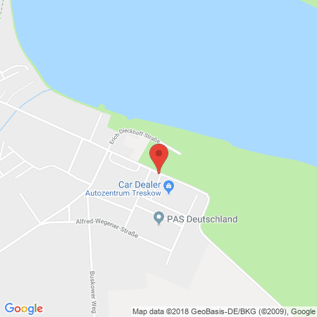 Kartenansicht Autozentrum Treskow