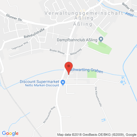 Kartenansicht Raiffeisen Aßling