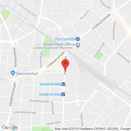 Kartenansicht AGIP ENI