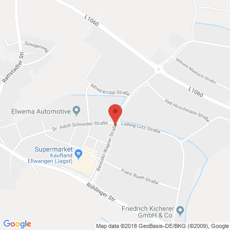 Kartenansicht Supermarkt-Tankstelle