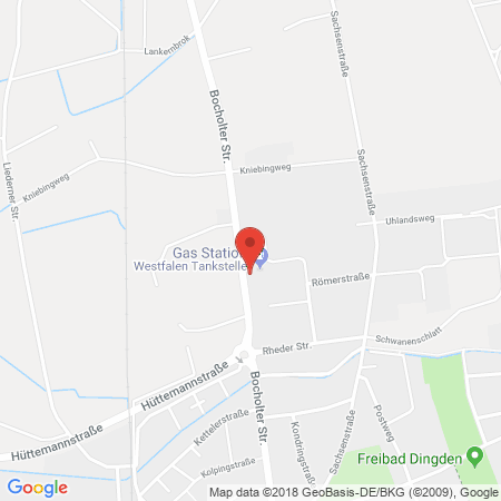 Kartenansicht Westfalen