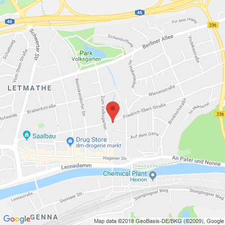 Kartenansicht bft-Station Odenwald