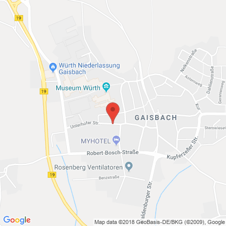 Kartenansicht Auto Hannemann