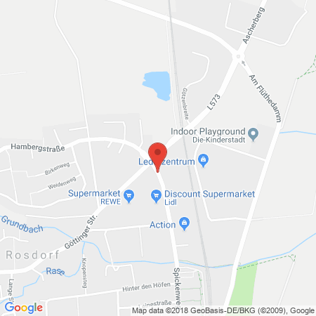 Kartenansicht Autogas Rosdorf