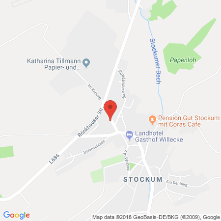 Kartenansicht Tank und Wasch