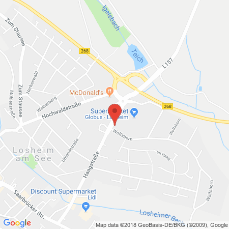 Kartenansicht Globus SB Warenhaus