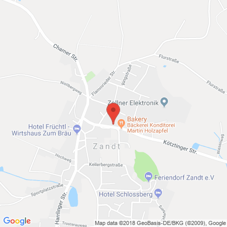 Kartenansicht Tankstelle Späth