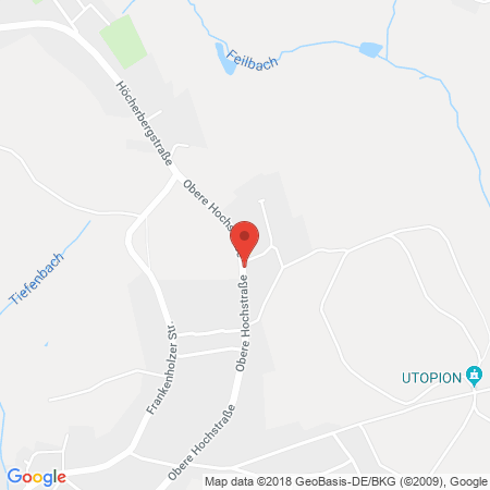 Kartenansicht Petes-Stop Autogastankstellen