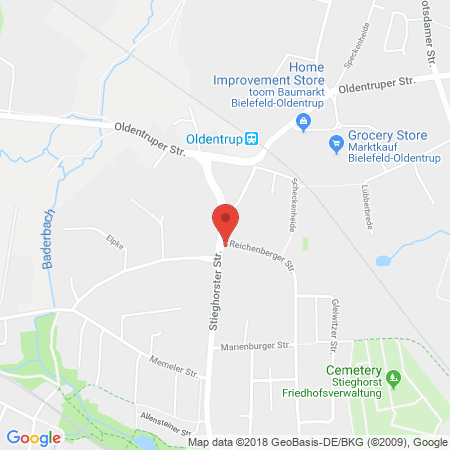 Kartenansicht Westfalen