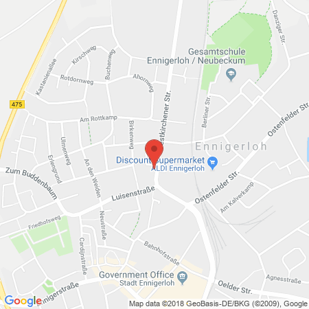 Kartenansicht Westfalen