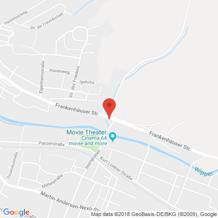 Kartenansicht Autohaus Hannig