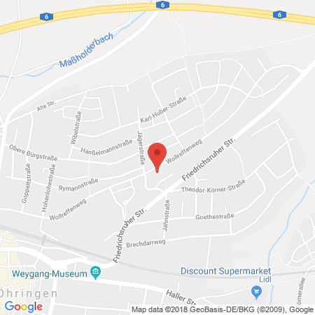 Kartenansicht EDi Hohenlohe