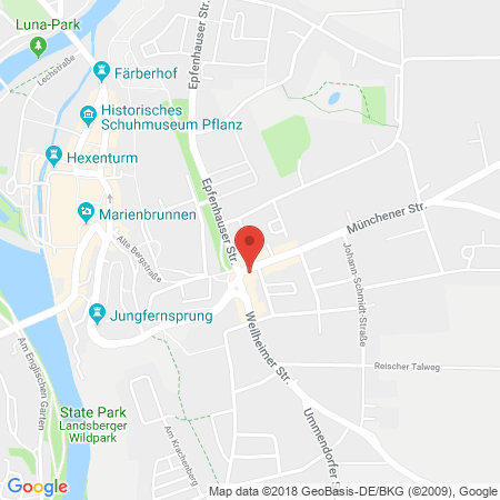 Kartenansicht BK-Tankstelle Landsberg