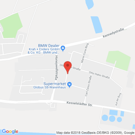 Kartenansicht Supermarkt-Tankstelle