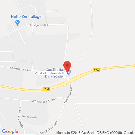 Kartenansicht Westfalen