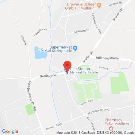 Kartenansicht Markant (Tankautomat)