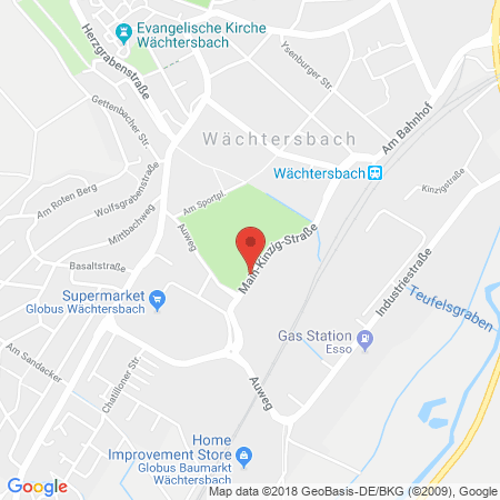 Kartenansicht Globus SB Warenhaus