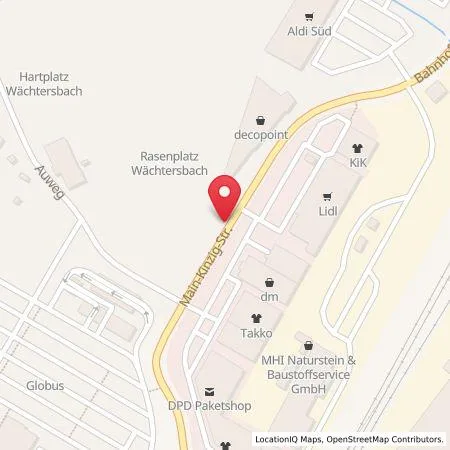Karte Globus SB Warenhaus