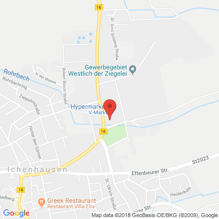 Kartenansicht V-Markt