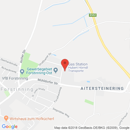 Kartenansicht Hörndl Freie Tankstelle