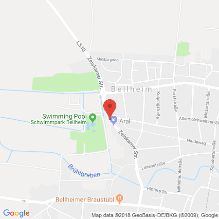 Kartenansicht Aral-Station /KfZ-Meisterbetr. Klein & Riebel