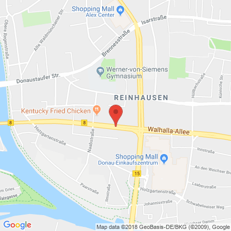 Kartenansicht AVIA Tankstelle Semmler