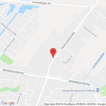 Kartenansicht Tanken mit Bedienung Schulte