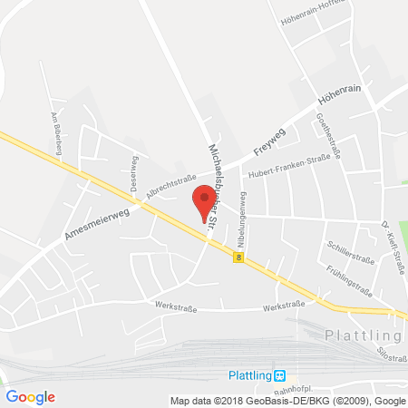 Kartenansicht BFT-Tankstelle