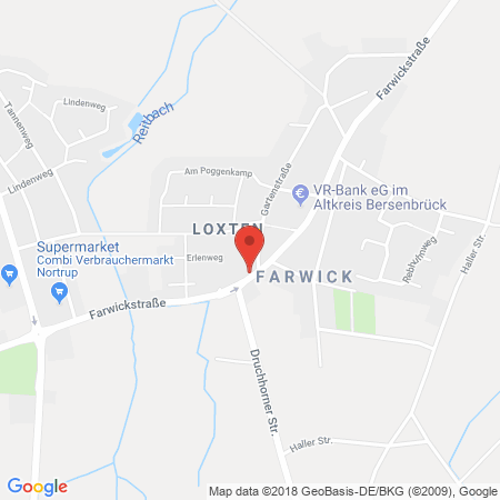 Kartenansicht Autohaus Hackmann