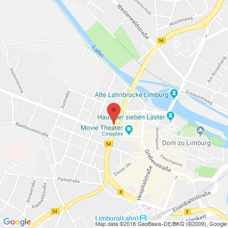 Kartenansicht Tankcenter