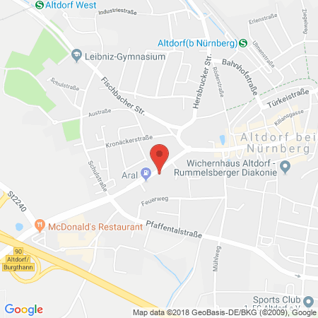 Kartenansicht ARAL