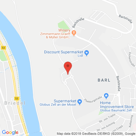 Kartenansicht Globus SB Warenhaus