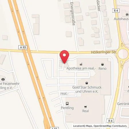 Karte Supermarkt-Tankstelle