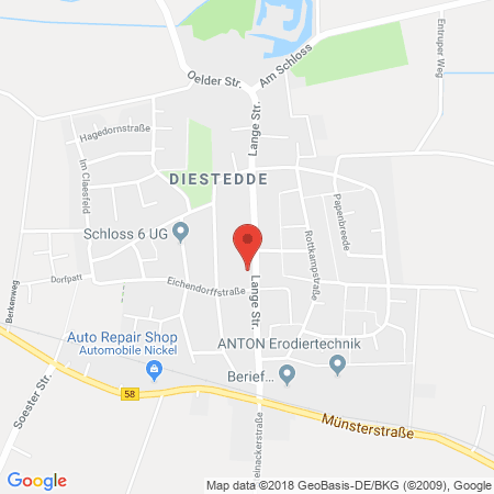 Kartenansicht Freie Tankstelle Schröder