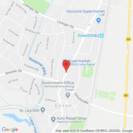 Kartenansicht Autohandel Hukelmann-Kollmer