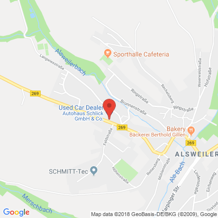 Kartenansicht Autohaus Schlick