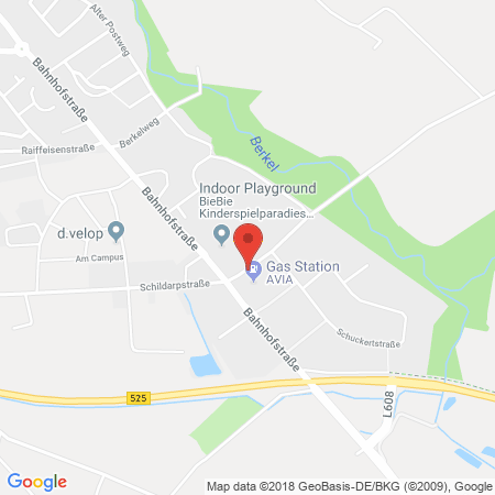 Kartenansicht AVIA-Station Werner Harks