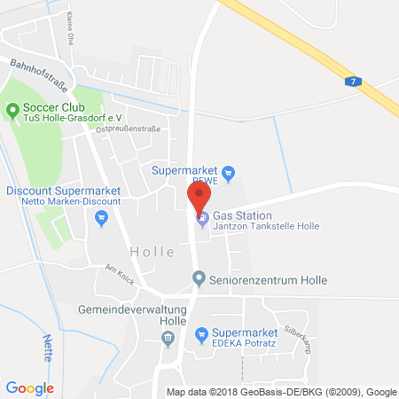 Kartenansicht Jantzon Tankstelle