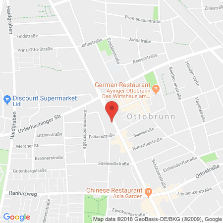 Kartenansicht Gruber Freie Tankstelle