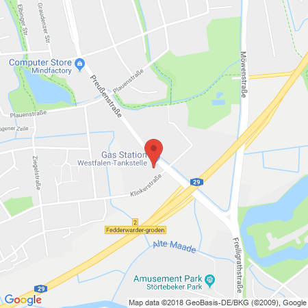 Kartenansicht Westfalen