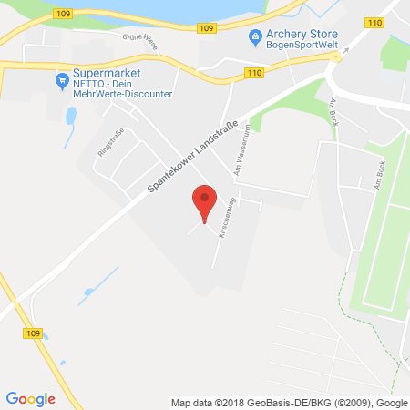 Kartenansicht Füllstelle für Flüssiggas Werner Eichhorst